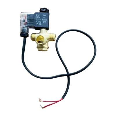 Luftkompressor magnetventil 110V+koppar Envägsventil 20X16X16